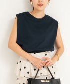 【ノーリーズ/NOLLEY'S】の高機能 LA+スムースタックノースリーブカットソー ネイビー|ID: prp329100004571000 ipo3291000000032740374