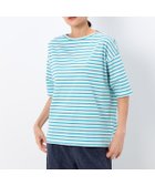 【コムサ/COMME CA】のプレーティング天竺ボーダー 後ろVネックカットソー 人気、トレンドファッション・服の通販 founy(ファニー) ファッション Fashion レディースファッション WOMEN トップス・カットソー Tops/Tshirt カットソー Cut and Sewn Vネック V-Neck インナー Inner カットソー Cut And Sew ショルダー Shoulder ドロップ Drop ボーダー Border 定番 Standard thumbnail 30:ターコイズ|ID: prp329100004571010 ipo3291000000032342802
