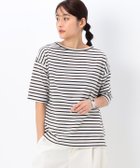 【コムサ/COMME CA】のプレーティング天竺ボーダー 後ろVネックカットソー 人気、トレンドファッション・服の通販 founy(ファニー) ファッション Fashion レディースファッション WOMEN トップス・カットソー Tops/Tshirt カットソー Cut and Sewn Vネック V-Neck インナー Inner カットソー Cut And Sew ショルダー Shoulder ドロップ Drop ボーダー Border 定番 Standard thumbnail 14:ブラウン|ID: prp329100004571010 ipo3291000000032342806