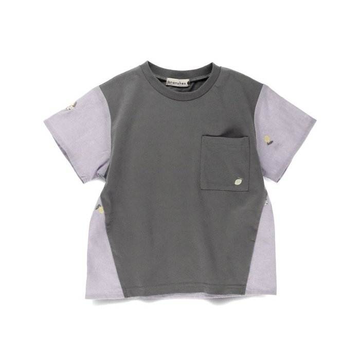 【ブランシェス/branshes / KIDS】の【おそろい】レモン フラワー総柄刺しゅう切替半袖Tシャツ インテリア・キッズ・メンズ・レディースファッション・服の通販 founy(ファニー) https://founy.com/ ファッション Fashion キッズファッション KIDS Children’s Clothing 春 Spring カットソー Cut And Sew 切替 Switching サッカー Soccer ショート Short ダンガリー Dungarees チュニック Tunic ドッキング Docking 人気 Popularity ハーフ Half フラワー Flower ベビー Baby 半袖 Short Sleeve ラベンダー Lavender S/S・春夏 Ss・Spring/Summer おすすめ Recommend 夏 Summer 旅行 Travel エレガント 上品 Elegant |ID: prp329100004571021 ipo3291000000032655362
