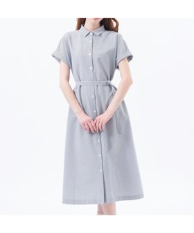 【マッキントッシュ フィロソフィー/MACKINTOSH PHILOSOPHY】のサッカーシャツワンピース 人気、トレンドファッション・服の通販 founy(ファニー) ファッション Fashion レディースファッション WOMEN ワンピース Dress シャツワンピース Shirt Dresses おすすめ Recommend ギンガム Gingham サッカー Soccer ストレッチ Stretch ドレス Dress フィット Fit フレア Flare フロント Front リラックス Relax 吸水 Water Absorption 夏 Summer 春 Spring |ID:prp329100004571034