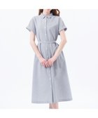 【マッキントッシュ フィロソフィー/MACKINTOSH PHILOSOPHY】のサッカーシャツワンピース 人気、トレンドファッション・服の通販 founy(ファニー) ファッション Fashion レディースファッション WOMEN ワンピース Dress シャツワンピース Shirt Dresses おすすめ Recommend ギンガム Gingham サッカー Soccer ストレッチ Stretch ドレス Dress フィット Fit フレア Flare フロント Front リラックス Relax 吸水 Water Absorption 夏 Summer 春 Spring thumbnail ブルーストライプ|ID: prp329100004571034 ipo3291000000032480153