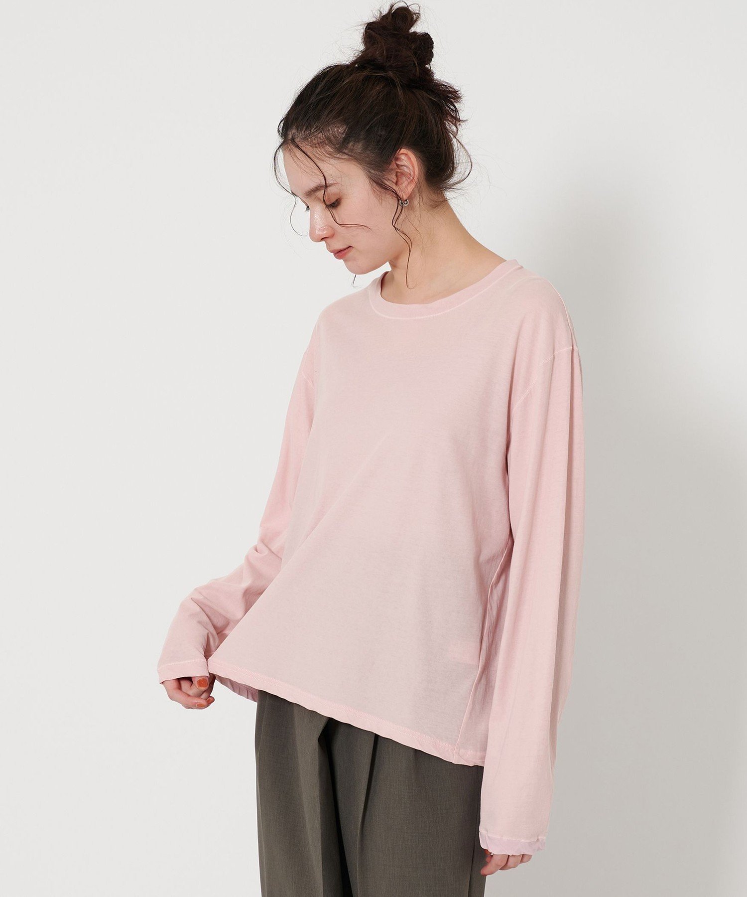 【ビューティ&ユース ユナイテッドアローズ/BEAUTY&YOUTH / UNITED ARROWS】のコットン ルーズ ロングスリーブ Tシャツ インテリア・キッズ・メンズ・レディースファッション・服の通販 founy(ファニー) 　ファッション　Fashion　レディースファッション　WOMEN　トップス・カットソー　Tops/Tshirt　シャツ/ブラウス　Shirts/Blouses　ロング / Tシャツ　T-Shirts　おすすめ　Recommend　インナー　Inner　スリーブ　Sleeve　ドロップ　Drop　ボトム　Bottom　ルーズ　Loose　ロング　Long　ワイド　Wide　その他3|ID: prp329100004571044 ipo3291000000032343108