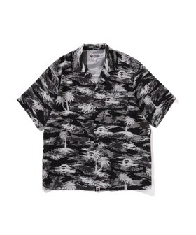 【アベイシングエイプ/A BATHING APE / MEN】のPALM TREE CAMO OPEN COLLAR POCKET SS SHIRT 人気、トレンドファッション・服の通販 founy(ファニー) ファッション Fashion メンズファッション Fashion for Men コレクション Collection, Seasonal Line ショーツ Shorts, Short Pants パターン Pattern, Design Print ビーチ Beach, Seaside ポケット Pocket, Pocket Detail モチーフ Motif, Design Theme リゾート Resort, Vacation Style 半袖 Short Sleeve, Half Sleeve 夏 Summer 定番 Standard, Basic Item 春 Spring S/S・春夏 SS, Spring/Summer, Warm Season |ID:prp329100004571088