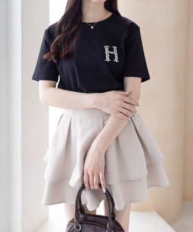【クリア/clear】のビジューロゴ付きTシャツ 人気、トレンドファッション・服の通販 founy(ファニー) ファッション Fashion レディースファッション Fashion for Women トップス・カットソー Cut & Sew Tops シャツ・ブラウス・オフィスカジュアル Elegant Blouses & Button-Ups ロングTシャツ・Tシャツ Longline T-Shirts & Tees シンプル Simple, Minimal ビジュー Bijou, Jewel-like Accent フレア Flare, Flared マーメイド Mermaid, Fishtail Silhouette |ID:prp329100004571092