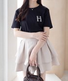 【クリア/clear】のビジューロゴ付きTシャツ 人気、トレンドファッション・服の通販 founy(ファニー) ファッション Fashion レディースファッション Fashion for Women トップス・カットソー Cut & Sew Tops シャツ・ブラウス・オフィスカジュアル Elegant Blouses & Button-Ups ロングTシャツ・Tシャツ Longline T-Shirts & Tees シンプル Simple, Minimal ビジュー Bijou, Jewel-like Accent フレア Flare, Flared マーメイド Mermaid, Fishtail Silhouette thumbnail BK|ID: prp329100004571092 ipo3291000000033291723