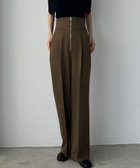【ジュノア/JUNOAH】のLouere フロントジップパンツ 人気、トレンドファッション・服の通販 founy(ファニー) ファッション Fashion レディースファッション Fashion for Women パンツ Pants & Trousers thumbnail ブラウン|ID: prp329100004571102 ipo3291000000033202370