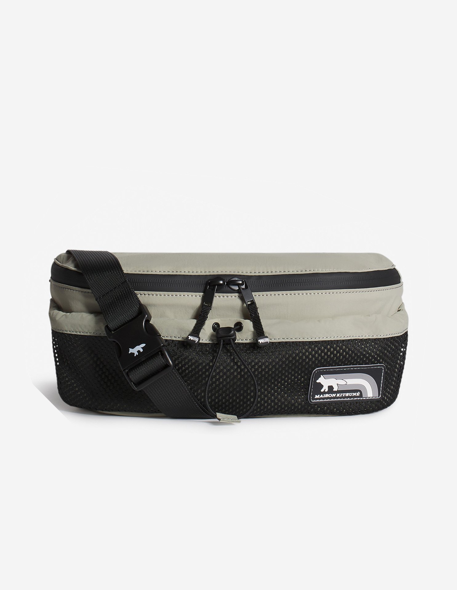 【メゾン キツネ/MAISON KITSUNE / MEN】のMaison Kitsune/FLASH FOX BUMBAG インテリア・キッズ・メンズ・レディースファッション・服の通販 founy(ファニー) 　ファッション　Fashion　メンズファッション　MEN　バッグ　Bag/Men　冬　Winter　シリコン　Silicon　パッチ　Patch　フォックス　Fox　フロント　Front　ポケット　Pocket　メッシュ　Mesh　A/W・秋冬　Aw・Autumn/Winter・Fw・Fall-Winter　COURT GREEN|ID: prp329100004571133 ipo3291000000032344203