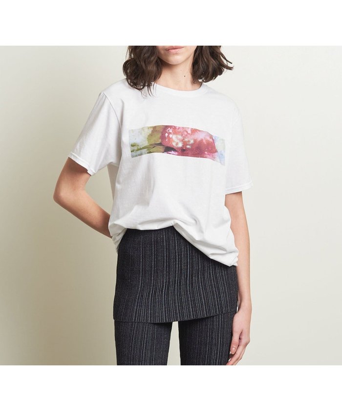 【その他のブランド/Other】のMirei Kuno*ATTISESSION ストロベリーフォト Tシャツ/ホワイト インテリア・キッズ・メンズ・レディースファッション・服の通販 founy(ファニー) https://founy.com/ ファッション Fashion レディースファッション WOMEN トップス・カットソー Tops/Tshirt シャツ/ブラウス Shirts/Blouses ロング / Tシャツ T-Shirts アンダー Under グラフィック Graphic スラックス Slacks デニム Denim フェミニン Feminine フロント Front プリント Print ベーシック Basic おすすめ Recommend 卒業式 Graduation Ceremony |ID: prp329100004571166 ipo3291000000032344472