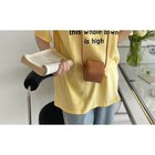 【ミニミニストア/miniministore】の英字ロゴプリント半袖Tシャツスリット入り イエロー|ID: prp329100004571183 ipo3291000000032344621