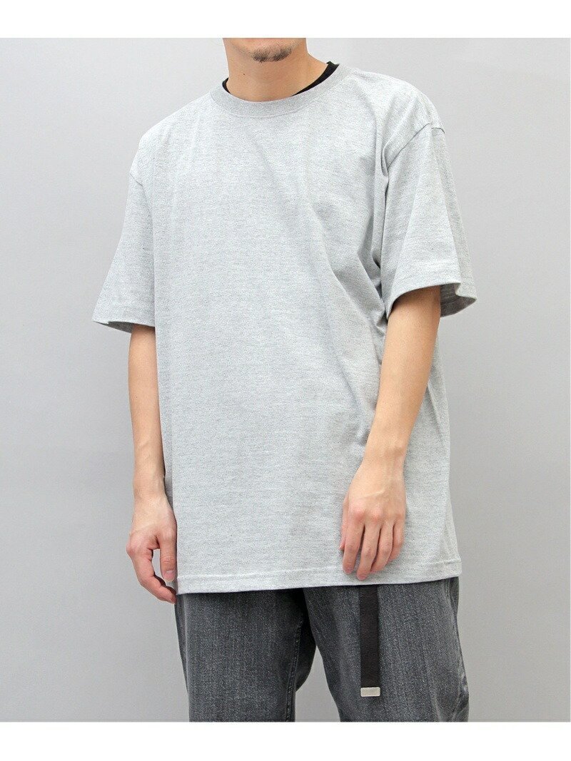 【エーエムエス/A.M.S】の5.6オンスヘビーウェイト オーバーサイズ ビッグTシャツ インテリア・キッズ・メンズ・レディースファッション・服の通販 founy(ファニー) 　ファッション　Fashion　レディースファッション　WOMEN　トップス・カットソー　Tops/Tshirt　シャツ/ブラウス　Shirts/Blouses　ロング / Tシャツ　T-Shirts　ダブル　Double　トレンド　Trend　定番　Standard　ビッグ　Big　フィット　Fit　ボックス　Box　A/W・秋冬　Aw・Autumn/Winter・Fw・Fall-Winter　プチプライス・低価格　Affordable　グレー|ID: prp329100004571190 ipo3291000000032344707
