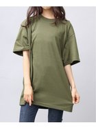 【エーエムエス/A.M.S】の5.6オンスヘビーウェイト オーバーサイズ ビッグTシャツ グリーン|ID: prp329100004571190 ipo3291000000032344712