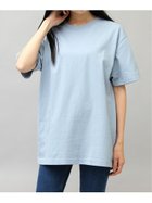 【エーエムエス/A.M.S】の5.6オンスヘビーウェイト オーバーサイズ ビッグTシャツ ブルー|ID: prp329100004571190 ipo3291000000032344714