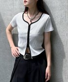 【ページボーイ/PAGEBOY】のリブホックコンパクトTシャツ グレー15|ID: prp329100004571233 ipo3291000000032345010