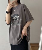 【ディスコート/Discoat】の【WEB限定】マウントプリントビッグTシャツ チャコールグレー|ID: prp329100004571288 ipo3291000000032345431