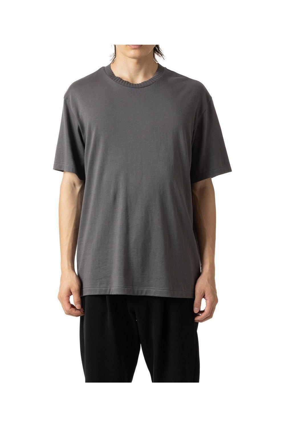 【アタッチメント/ATTACHMENT / MEN】のハイウェットジャージー スリムフィットカットソーS/S インテリア・キッズ・メンズ・レディースファッション・服の通販 founy(ファニー) 　ファッション　Fashion　メンズファッション　Fashion for Men　トップス・カットソー　Cut & Sew Tops　夏　Summer　S/S・春夏　SS, Spring/Summer, Warm Season　D.GRAY|ID: prp329100004571292 ipo3291000000032738702