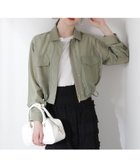 【プロポーション ボディドレッシング/PROPORTION BODY DRESSING】のシアーブルゾン 人気、トレンドファッション・服の通販 founy(ファニー) ファッション Fashion レディースファッション Ladies' Fashion Online アウター Coat Outerwear ブルゾン Blouson/Jackets シアー Sheer ポケット Pocket リボン Ribbon thumbnail カーキ|ID: prp329100004571364 ipo3291000000032647318