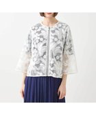 【ヒロコビス/HIROKO BIS】のダブルメッシュフラワー刺繍ジャケット /洗える 人気、トレンドファッション・服の通販 founy(ファニー) ファッション Fashion レディースファッション WOMEN アウター Coat Outerwear ジャケット Jackets おすすめ Recommend ショート Short シンプル Simple ジャケット Jacket ダブル Double バランス Balance フラワー Flower メッシュ Mesh ワイド Wide 洗える Washable thumbnail ホワイト|ID: prp329100004571374 ipo3291000000032346087