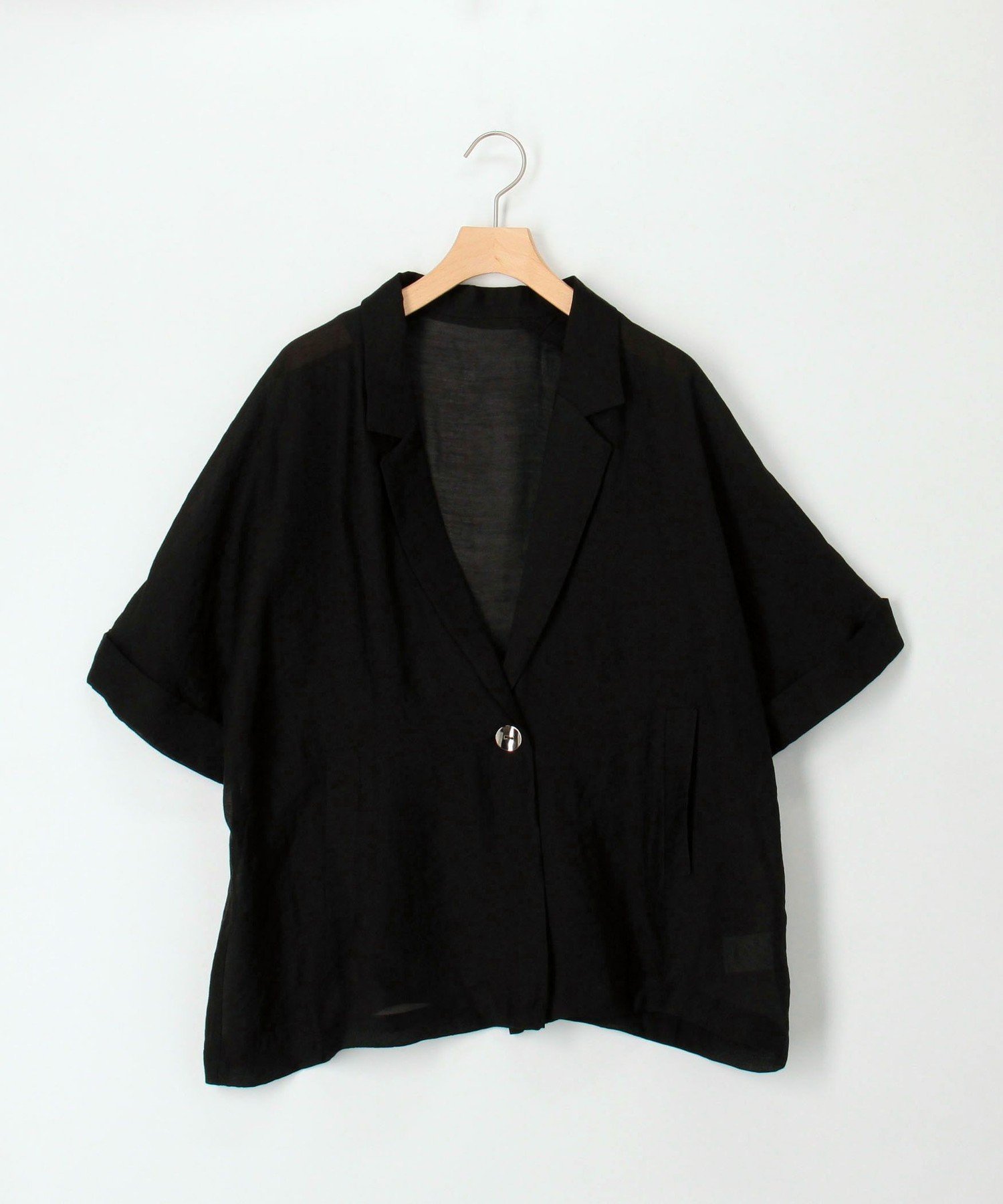 【ノーリーズ/NOLLEY'S】の光沢エアリーテーラードジャケット インテリア・キッズ・メンズ・レディースファッション・服の通販 founy(ファニー) 　ファッション　Fashion　レディースファッション　Ladies' Fashion Online　アウター　Coat Outerwear　ジャケット　Jackets　テーラードジャケット　Tailored Jackets　シアー　Sheer　ジャケット　Jacket　スリーブ　Sleeve　タンク　Tank　ハーフ　Half　半袖　Short Sleeve　おすすめ　Recommend　夏　Summer　エレガント 上品　Elegant　ビジネス 仕事 通勤　Business　2025年　2025　2025春夏・S/S　Ss,Spring/Summer,2025　ブラック|ID: prp329100004571375 ipo3291000000032346091