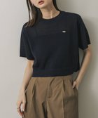 【センスオブプレイス/SENSE OF PLACE by URBAN RESEARCH】のクルーネッククロップドセーター 人気、トレンドファッション・服の通販 founy(ファニー) ファッション Fashion レディースファッション Fashion for Women 2025年 2025 2025春夏・S/S Spring/Summer 2025 SS25 おすすめ Recommended / Our Picks カットソー Cut and Sewn Top チャーム Charm, Pendant バランス Balance, Style Balance リネン Linen, Linen Fabric 夏 Summer S/S・春夏 SS, Spring/Summer, Warm Season thumbnail NAVY|ID: prp329100004571395 ipo3291000000032745415