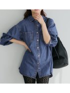 【コカ/COCA】のデニムビッグシャツ Blue|ID: prp329100004571400 ipo3291000000032346213