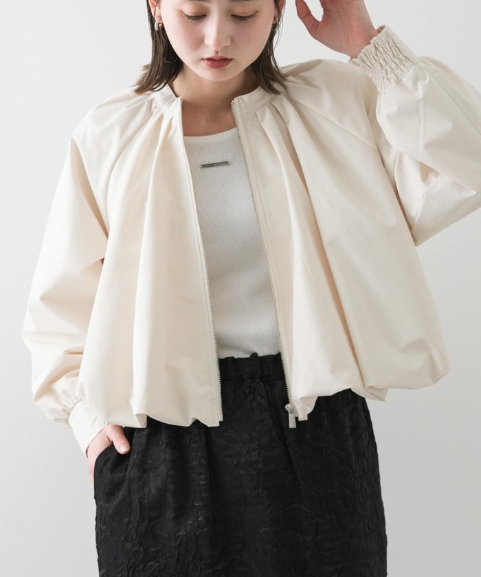 【センスオブプレイス/SENSE OF PLACE by URBAN RESEARCH】のバルーンブルゾン インテリア・キッズ・メンズ・レディースファッション・服の通販 founy(ファニー) https://founy.com/ ファッション Fashion レディースファッション Fashion for Women アウター Coat / Outerwear Collection ブルゾンジャケット・スポーティアウター Blouson Jackets クロップド Cropped, Short Length バランス Balance, Style Balance バルーン Balloon, Balloon Silhouette ブルゾン Blouson, Bomber Jacket |ID: prp329100004571419 ipo3291000000032749481