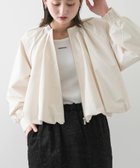 【センスオブプレイス/SENSE OF PLACE by URBAN RESEARCH】のバルーンブルゾン IVORY|ID: prp329100004571419 ipo3291000000032749484