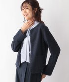 【グローバルワーク/GLOBAL WORK】のスゴラクストレッチカットツイードジャケット/970890 ネイビー88|ID: prp329100004571422 ipo3291000000032735186