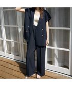【アバハウスマヴィ/abahouse mavie】の【2点/セットアップ】ライトツィードフレンチ ジャケット パンツセット 人気、トレンドファッション・服の通販 founy(ファニー) ファッション Fashion レディースファッション WOMEN アウター Coat Outerwear ジャケット Jackets セットアップ Setup パンツ Pants サスペンダー Suspenders サロペット Overalls シルバー Silver ジャケット Jacket スリーブ Sleeve セットアップ Set Up センター Center ツィード Tweed フレンチ French メタル Metal 夏 Summer thumbnail ネイビー|ID: prp329100004571423 ipo3291000000032346436