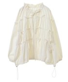 【キャンディストリッパー/Candy Stripper】のALL MINE RIBBON BLOUSON 人気、トレンドファッション・服の通販 founy(ファニー) ファッション Fashion レディースファッション WOMEN アウター Coat Outerwear ブルゾン Blouson/Jackets ガーリー Girly ギャザー Gather シアー Sheer スタンド Stand タフタ Taffeta チュール Tulle トレンド Trend ブルゾン Blouson リボン Ribbon ロング Long thumbnail OFF WHITE|ID: prp329100004571424 ipo3291000000032346443