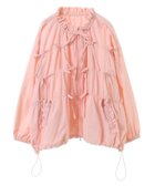 【キャンディストリッパー/Candy Stripper】のALL MINE RIBBON BLOUSON 人気、トレンドファッション・服の通販 founy(ファニー) ファッション Fashion レディースファッション WOMEN アウター Coat Outerwear ブルゾン Blouson/Jackets ガーリー Girly ギャザー Gather シアー Sheer スタンド Stand タフタ Taffeta チュール Tulle トレンド Trend ブルゾン Blouson リボン Ribbon ロング Long thumbnail PINK|ID: prp329100004571424 ipo3291000000032346445