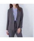 【ナチュラル ビューティー ベーシック/NATURAL BEAUTY BASIC】のサマードライタッチ SETUP シングルテーラードジャケット チャコール1|ID: prp329100004571428 ipo3291000000032682869