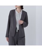 【ナチュラル ビューティー ベーシック/NATURAL BEAUTY BASIC】のサマードライタッチ SETUP ノーカラージャケット チャコール1|ID: prp329100004571429 ipo3291000000032442526