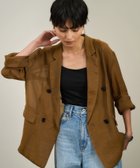 【サロン アダム エ ロペ/SALON adam et rope'】のシアーリライムテーラードジャケット 人気、トレンドファッション・服の通販 founy(ファニー) ファッション Fashion レディースファッション WOMEN アウター Coat Outerwear ジャケット Jackets テーラードジャケット Tailored Jackets 春 Spring カーディガン Cardigan キュプラ Cupra シアー Sheer タンク Tank ダブル Double テーラード Tailored デニム Denim ポケット Pocket リラックス Relax おすすめ Recommend 夏 Summer 旅行 Travel ビジネス 仕事 通勤 Business thumbnail キャメル(25)|ID: prp329100004571430 ipo3291000000032346479