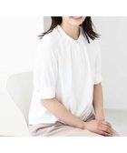 【オフオン/ofuon】のフロントタックジョーゼットブラウス(五分袖)/UVカット/接触冷感/洗える/WEB限定サイズあり 人気、トレンドファッション・服の通販 founy(ファニー) ファッション Fashion レディースファッション Fashion for Women トップス・カットソー Cut & Sew Tops シャツ・ブラウス・オフィスカジュアル Elegant Blouses & Button-Ups インナー Innerwear 春 Spring 洗える Machine Washable 秋 Autumn 今季 This Season, Current Season ジャケット Jacket, Outerwear 定番 Standard, Basic Item 人気 Popular, Best Seller ボトム Bottoms, Lower Wear 冬 Winter / This Winter おすすめ Recommended / Our Picks 夏 Summer エレガント 上品 Elegant thumbnail ホワイト|ID: prp329100004571431 ipo3291000000033277393