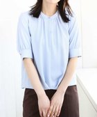 【オフオン/ofuon】のフロントタックジョーゼットブラウス(五分袖)/UVカット/接触冷感/洗える/WEB限定サイズあり 人気、トレンドファッション・服の通販 founy(ファニー) ファッション Fashion レディースファッション Fashion for Women トップス・カットソー Cut & Sew Tops シャツ・ブラウス・オフィスカジュアル Elegant Blouses & Button-Ups インナー Innerwear 春 Spring 洗える Machine Washable 秋 Autumn 今季 This Season, Current Season ジャケット Jacket, Outerwear 定番 Standard, Basic Item 人気 Popular, Best Seller ボトム Bottoms, Lower Wear 冬 Winter / This Winter おすすめ Recommended / Our Picks 夏 Summer エレガント 上品 Elegant thumbnail ライトブルー|ID: prp329100004571431 ipo3291000000033277394