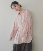 【リアン/Lian】のウエストタックカラーシャツ 人気、トレンドファッション・服の通販 founy(ファニー) ファッション Fashion レディースファッション Fashion for Women トップス・カットソー Cut & Sew Tops シャツ・ブラウス・オフィスカジュアル Elegant Blouses & Button-Ups 2025年 2025 2025-2026秋冬・A/W Autumn/Winter 2025–26 AW25–26 thumbnail ピンクストライプ|ID: prp329100004571471 ipo3291000000033612016