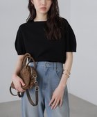 【フリーズマート/FREE'S MART】の洗える マシンウォッシャブルパフスリーブ半袖ニット 人気、トレンドファッション・服の通販 founy(ファニー) ファッション Fashion レディースファッション WOMEN トップス・カットソー Tops/Tshirt ニット Knit Tops コクーン Cocoon フェミニン Feminine ベーシック Basic 半袖 Short Sleeve 洗える Washable thumbnail ブラック|ID: prp329100004571483 ipo3291000000032374811