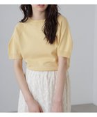 【フリーズマート/FREE'S MART】の洗える マシンウォッシャブルパフスリーブ半袖ニット 人気、トレンドファッション・服の通販 founy(ファニー) ファッション Fashion レディースファッション WOMEN トップス・カットソー Tops/Tshirt ニット Knit Tops コクーン Cocoon フェミニン Feminine ベーシック Basic 半袖 Short Sleeve 洗える Washable thumbnail イエロー|ID: prp329100004571483 ipo3291000000032374816
