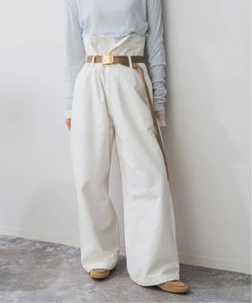 【スピック&スパン/Spick & Span】 《追加》Higuchi*S2WAYハイウエストパンツ人気、トレンドファッション・服の通販 founy(ファニー) ファッション Fashion レディースファッション WOMEN パンツ Pants コラボ Collaboration リアル Real 再入荷 Restock/Back In Stock/Re Arrival |ID:prp329100004571493