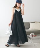 【ディスコート/Discoat】の【WEB限定】綿ボイルキャミワンピース 人気、トレンドファッション・服の通販 founy(ファニー) ファッション Fashion レディースファッション WOMEN ワンピース Dress キャミワンピース No Sleeve Dresses thumbnail ブラック|ID: prp329100004571917 ipo3291000000032351804