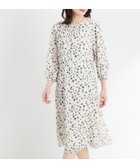 【リフレクト/Reflect】の【マシンウォッシュ可】フラワープリントワンピース 人気、トレンドファッション・服の通販 founy(ファニー) ファッション Fashion レディースファッション WOMEN ワンピース Dress シフォン Chiffon シンプル Simple ジャケット Jacket ドレープ Drape フェミニン Feminine フレア Flare ブルゾン Blouson プリント Print ポケット Pocket 春 Spring thumbnail アイボリー|ID: prp329100004571934 ipo3291000000032352091