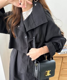 【アンドミー/andme】の2way スタンドカラー トレンチコート 人気、トレンドファッション・服の通販 founy(ファニー) ファッション Fashion レディースファッション Fashion for Women アウター Coat / Outerwear Collection コート・ロングコート・ピーコート Long Coats, Peacoats & More トレンチコート / 春秋の定番アウター Trench Coats おすすめ Recommended / Our Picks スタンド Stand Collar, Upright Stand ブルゾン Blouson, Bomber Jacket ロング Long, Long-Length 春 Spring 秋 Autumn |ID:prp329100004571961