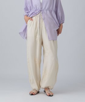 【レプシィム ローリーズファーム/LEPSIM LOWRYS FARM】のシアー刺繍イージーパンツ 人気、トレンドファッション・服の通販 founy(ファニー) ファッション Fashion レディースファッション WOMEN パンツ Pants おすすめ Recommend シアー Sheer プリント Print |ID:prp329100004572037