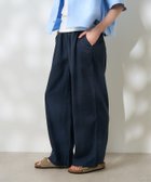 【フリークスストア/FREAK'S STORE】の【7色展開】リネンブレンド ワイド イージーパンツ セットアップ対応 清涼パンツ/イージーケア 25SS 人気、トレンドファッション・服の通販 founy(ファニー) ファッション Fashion レディースファッション WOMEN セットアップ Setup パンツ Pants 2025年 2025 2025春夏・S/S Ss,Spring/Summer,2025 スキッパー Skipper セットアップ Set Up リネン Linen ワイド Wide 夏 Summer S/S・春夏 Ss・Spring/Summer 楽ちん Easy 無地 Plain Color thumbnail ネイビー|ID: prp329100004572039 ipo3291000000032353243