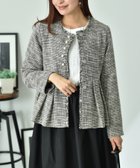 【インタープラネット/INTERPLANET】のトライスピン杢ツイードノーカラージャケット 人気、トレンドファッション・服の通販 founy(ファニー) ファッション Fashion レディースファッション WOMEN アウター Coat Outerwear ジャケット Jackets ノーカラージャケット No Collar Leather Jackets セレモニー Ceremony ペプラム Peplum 入学式 Entrance Ceremony 卒業式 Graduation Ceremony thumbnail ブラック|ID: prp329100004572054 ipo3291000000032353424
