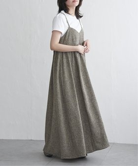【ヴァンス エクスチェンジ/VENCE EXCHANGE】のサマーツィードキャミワンピース 人気、トレンドファッション・服の通販 founy(ファニー) ファッション Fashion レディースファッション WOMEN ワンピース Dress キャミワンピース No Sleeve Dresses おすすめ Recommend インナー Inner カーディガン Cardigan キャミワンピース Cami Dress ギャザー Gather サマー Summer シンプル Simple ツイード Tweed フレア Flare ミックス Mix リネン Linen ロング Long |ID:prp329100004572071