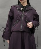 【アクシーズファム/axes femme】のフーディーショートブルゾン 人気、トレンドファッション・服の通販 founy(ファニー) ファッション Fashion レディースファッション WOMEN アウター Coat Outerwear ブルゾン Blouson/Jackets おすすめ Recommend オリエンタル Oriental ショート Short スリーブ Sleeve チェーン Chain フレア Flare ブルゾン Blouson レース Race thumbnail ワイン|ID: prp329100004572079 ipo3291000000032353588