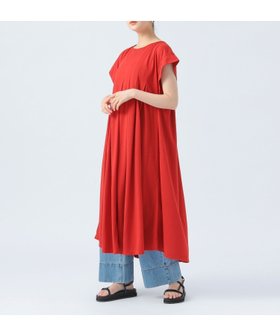 【ビームス ハート/BEAMS HEART】の【洗濯機OK】タック フレア ワンピース 25SS フレンチスリーブ 人気、トレンドファッション・服の通販 founy(ファニー) ファッション Fashion レディースファッション WOMEN ワンピース Dress 2025年 2025 2025春夏・S/S Ss,Spring/Summer,2025 おすすめ Recommend エレガント 上品 Elegant ギャザー Gather サンダル Sandals スキッパー Skipper スニーカー Sneakers スリーブ Sleeve ティアードワンピース Tiered Dress フェミニン Feminine フレア Flare フレンチ French リゾート Resort リラックス Relax 夏 Summer 旅行 Travel |ID:prp329100004572081