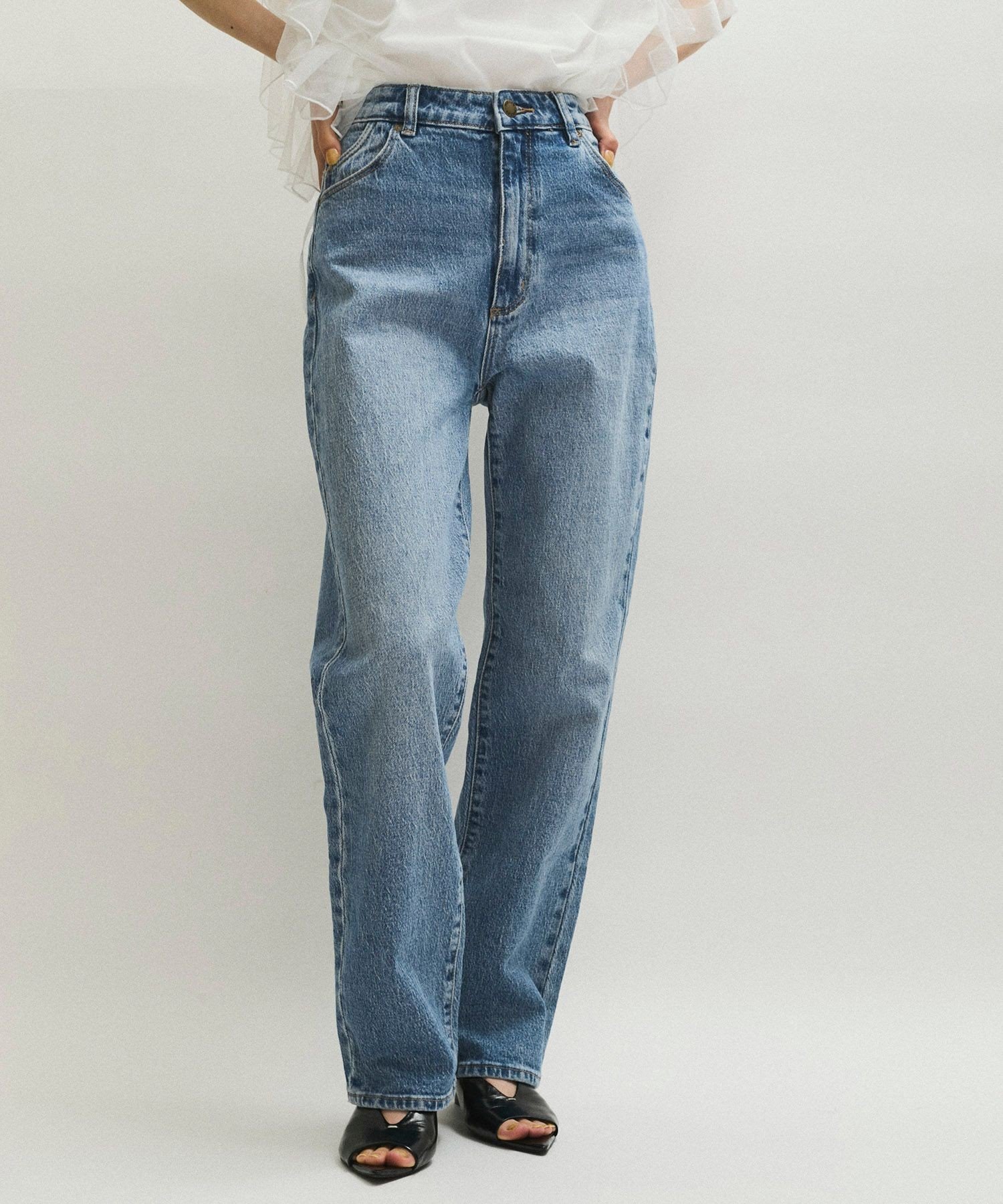 【アダム エ ロペ/ADAM ET ROPE'】の【ROLLA S(ローラス)】ORIGINAL STRAIGHT インテリア・キッズ・メンズ・レディースファッション・服の通販 founy(ファニー) 　ファッション　Fashion　レディースファッション　WOMEN　2025年　2025　2025春夏・S/S　Ss,Spring/Summer,2025　シンプル　Simple　ジーンズ　Jeans　デニム　Denim　フィット　Fit　エレガント 上品　Elegant　夏　Summer　春　Spring　S/S・春夏　Ss・Spring/Summer　ブルー(44)|ID: prp329100004572099 ipo3291000000032353995